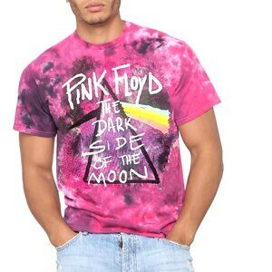 Pink Floyd Dark Side of the Moon Tie Dye rock Official T-Shirt 2XL XXL NWT